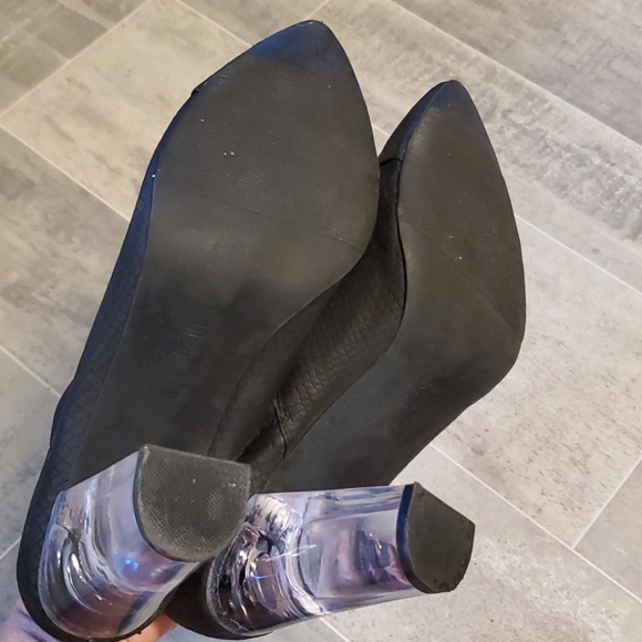 Nordstrom Tilton Black Faux Snake Lucie Booties - Picture 7 of 7